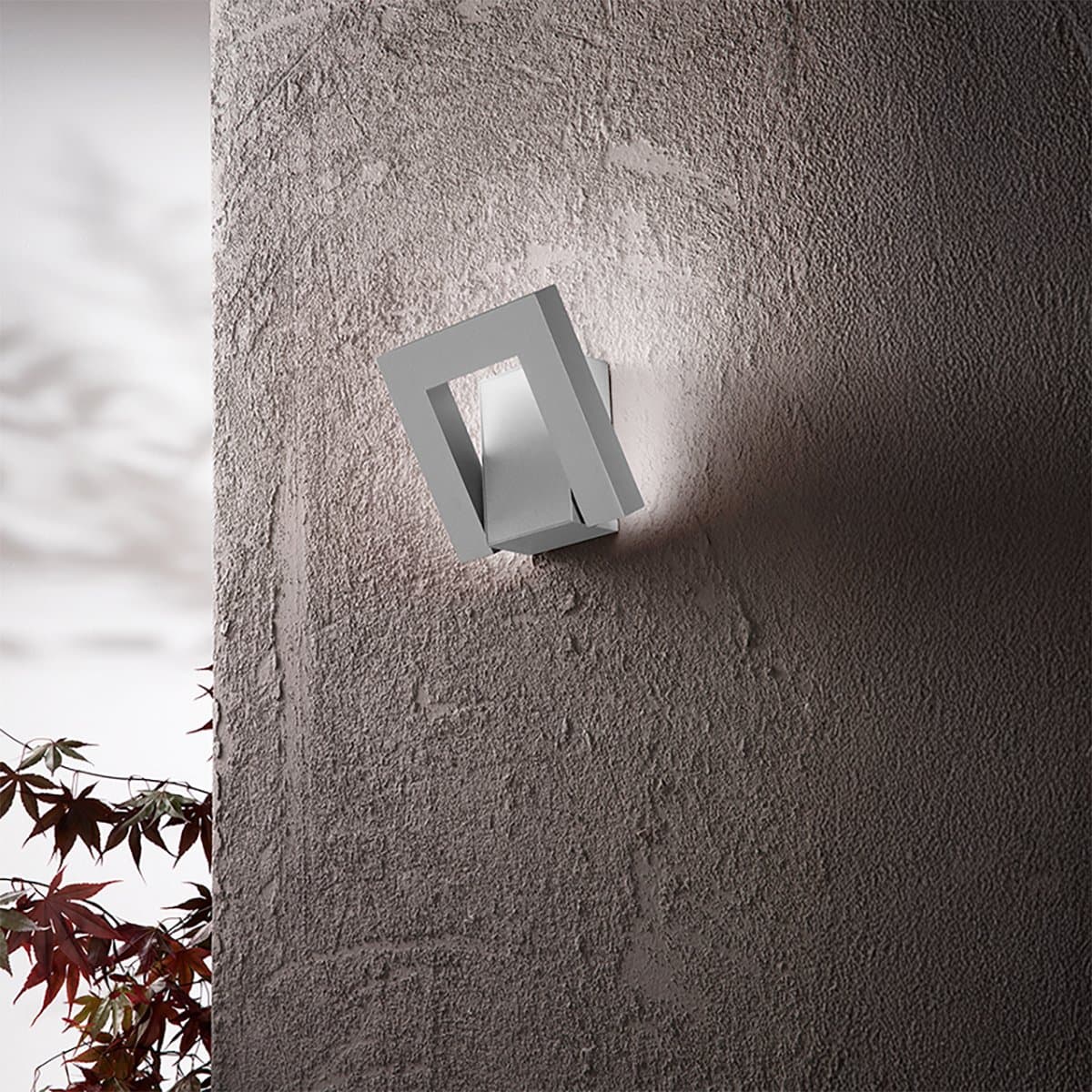 Applique esterno orientabile Perenz LEVA 8329 GC CT IP54 LED CCT grigio cemento - 2