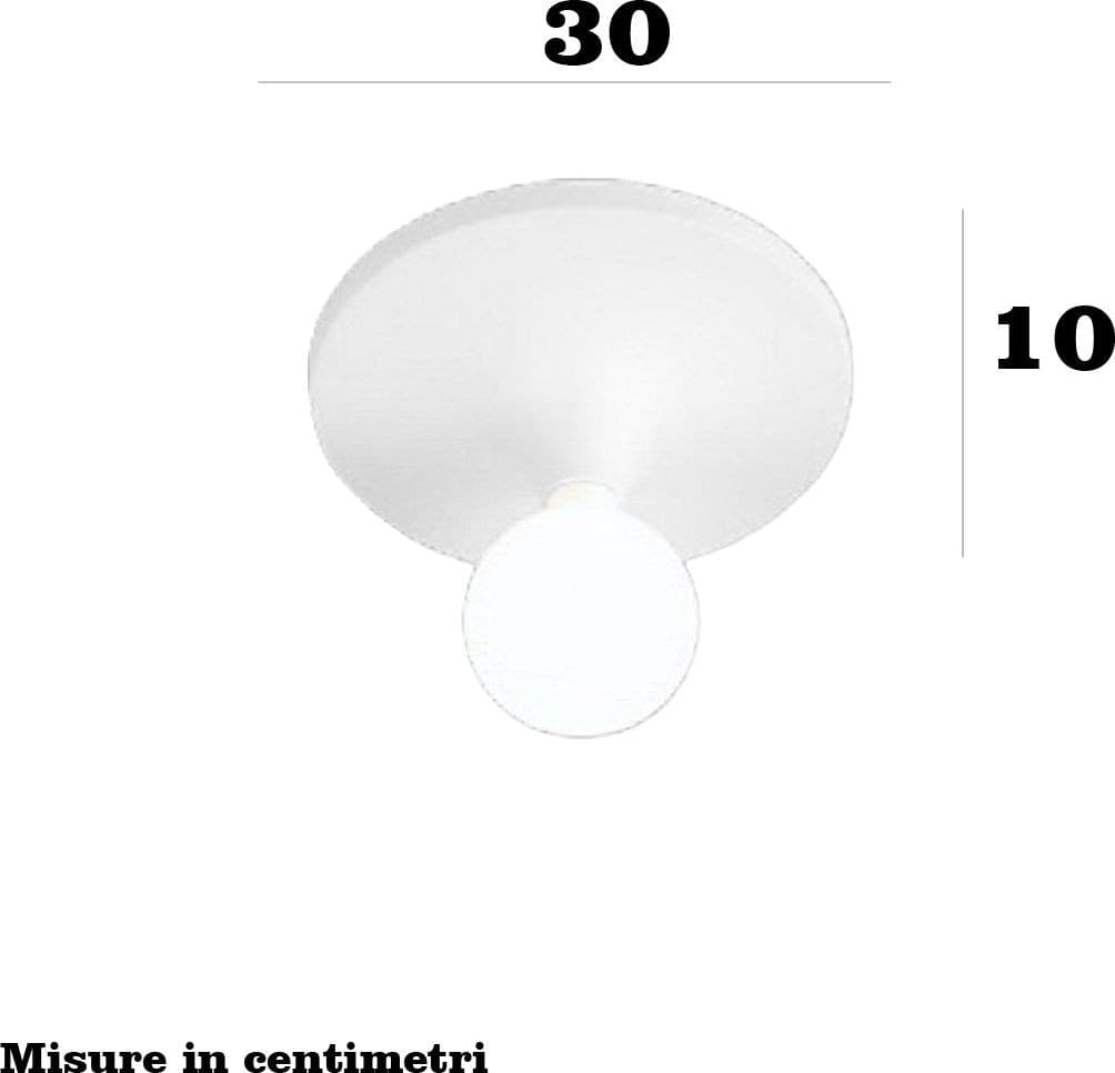 Applique moderno Illuminando ETNA CR NR BN E27 LED metallo - 5