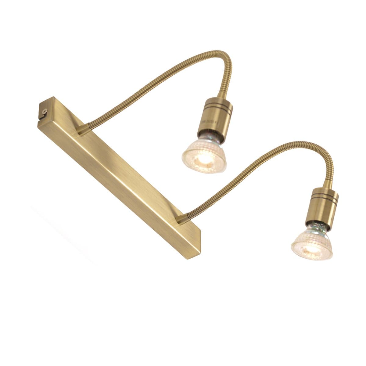 Applique classico Illuminando FRIDA AP2 GU10 LED metallo orientabile - 3