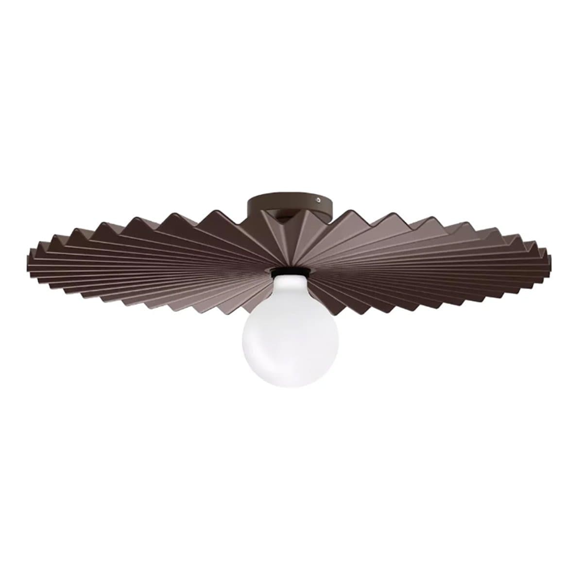 Plafoniera Linea Light DOGE S CA023ADBEZZ E27 LED metallo dark brown