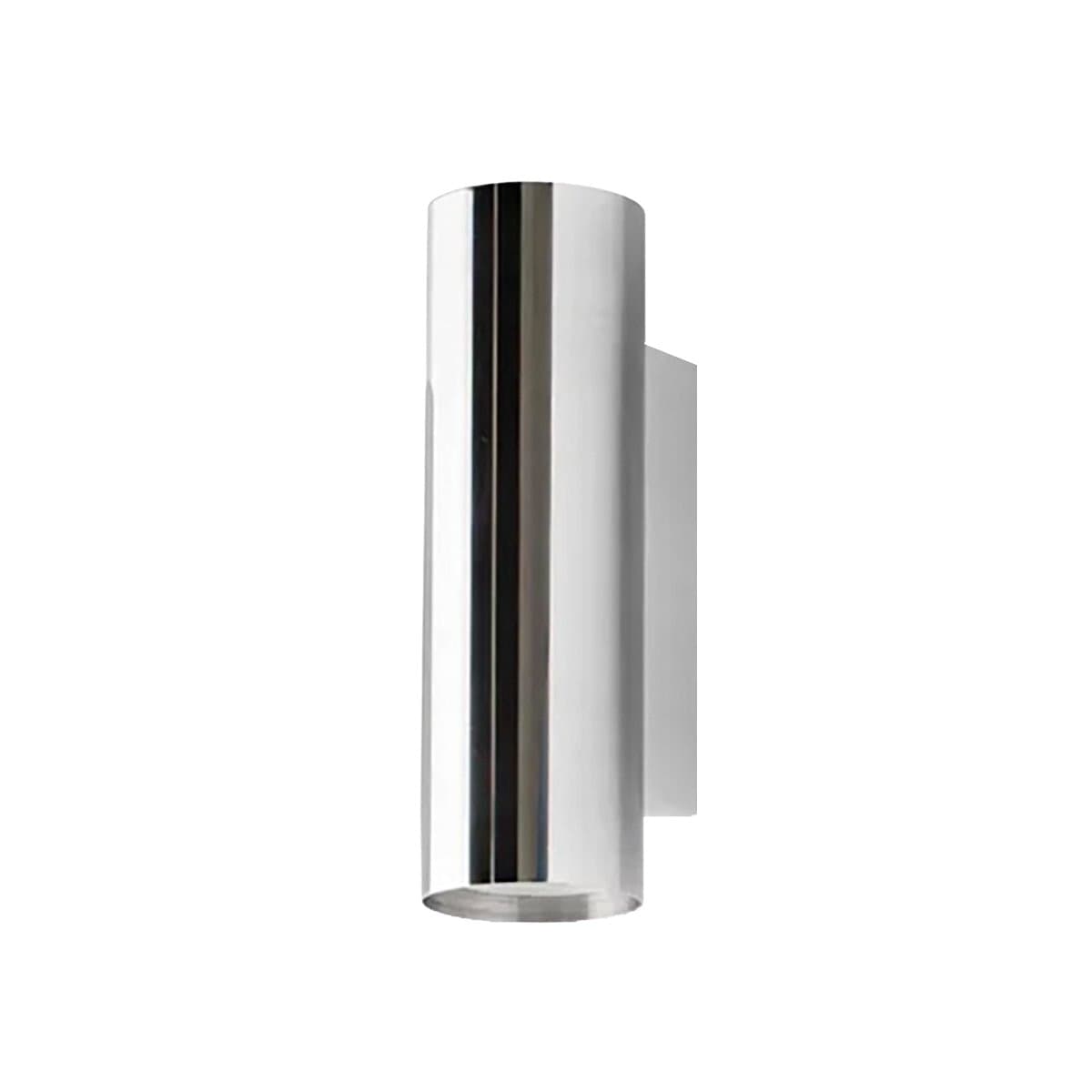 Spot parete moderno Linea Light BIRBA 9400 GU10 LED bi emissione metallo alluminio lucido