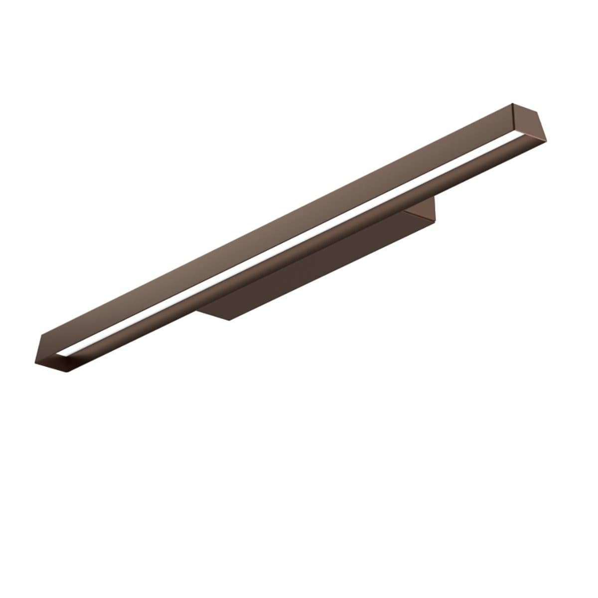 Applique esterno Linea Light LIRA 9340 3000K 1001LM LED IP65 acciaio inox 304 dark brown mono emissione