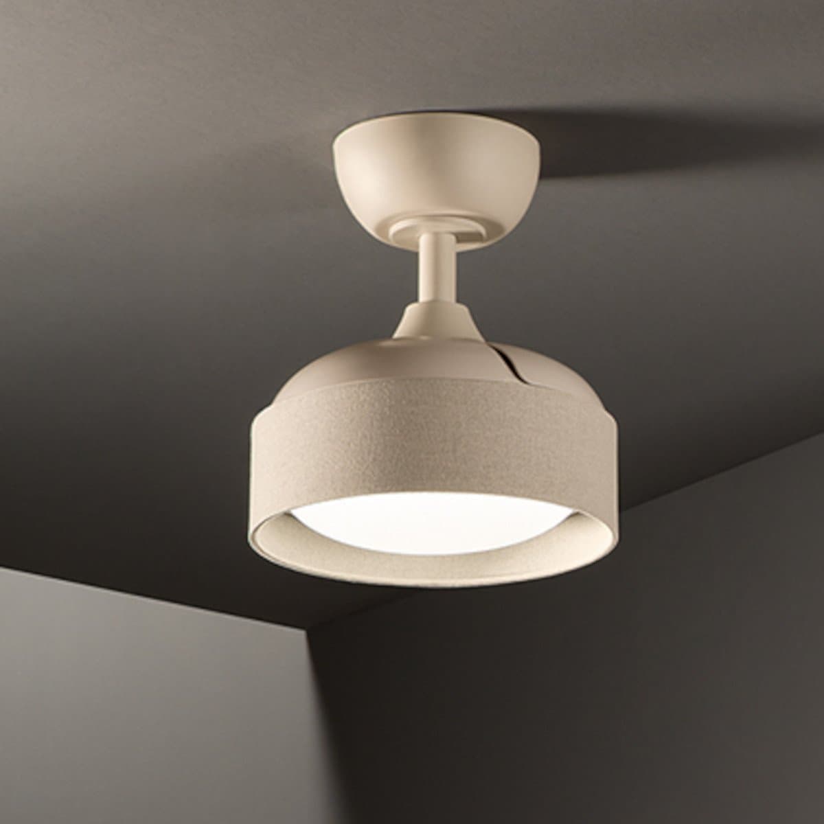 Ventilatore Perenz CLEO 7216 SB CT LED metallo tessuto acrilico - 2