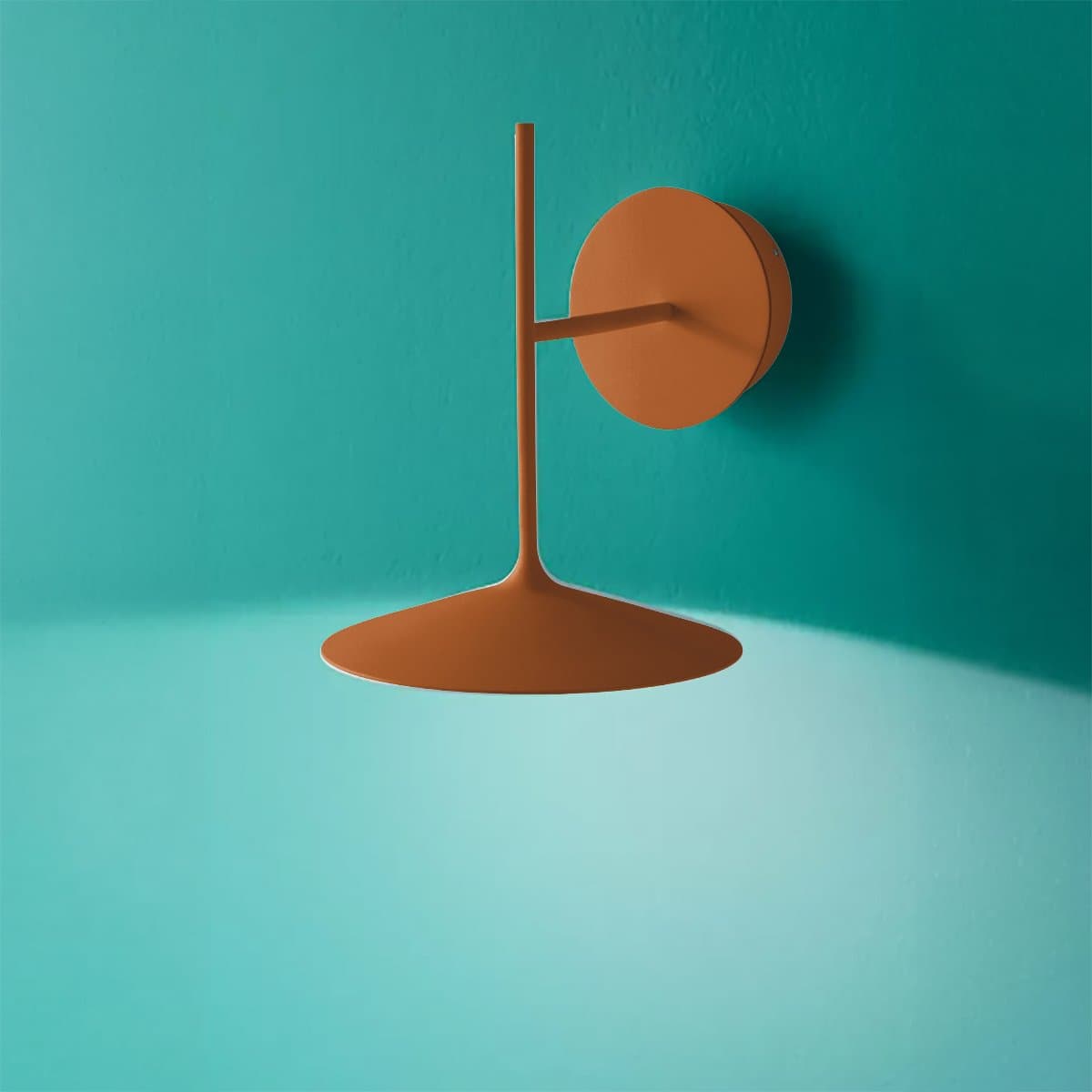 Applique led Linea Light POE 8504 3000K 536LM metallo terracotta mono emissione - 3