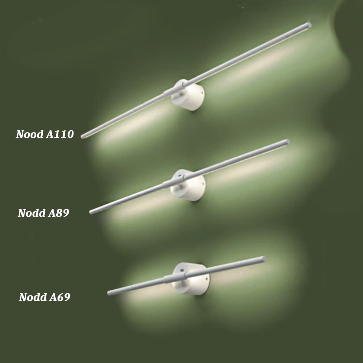 Applique led Promoingross NOOD A110 WH LED CCT 1611LM lampada parete moderna orientabile - 6