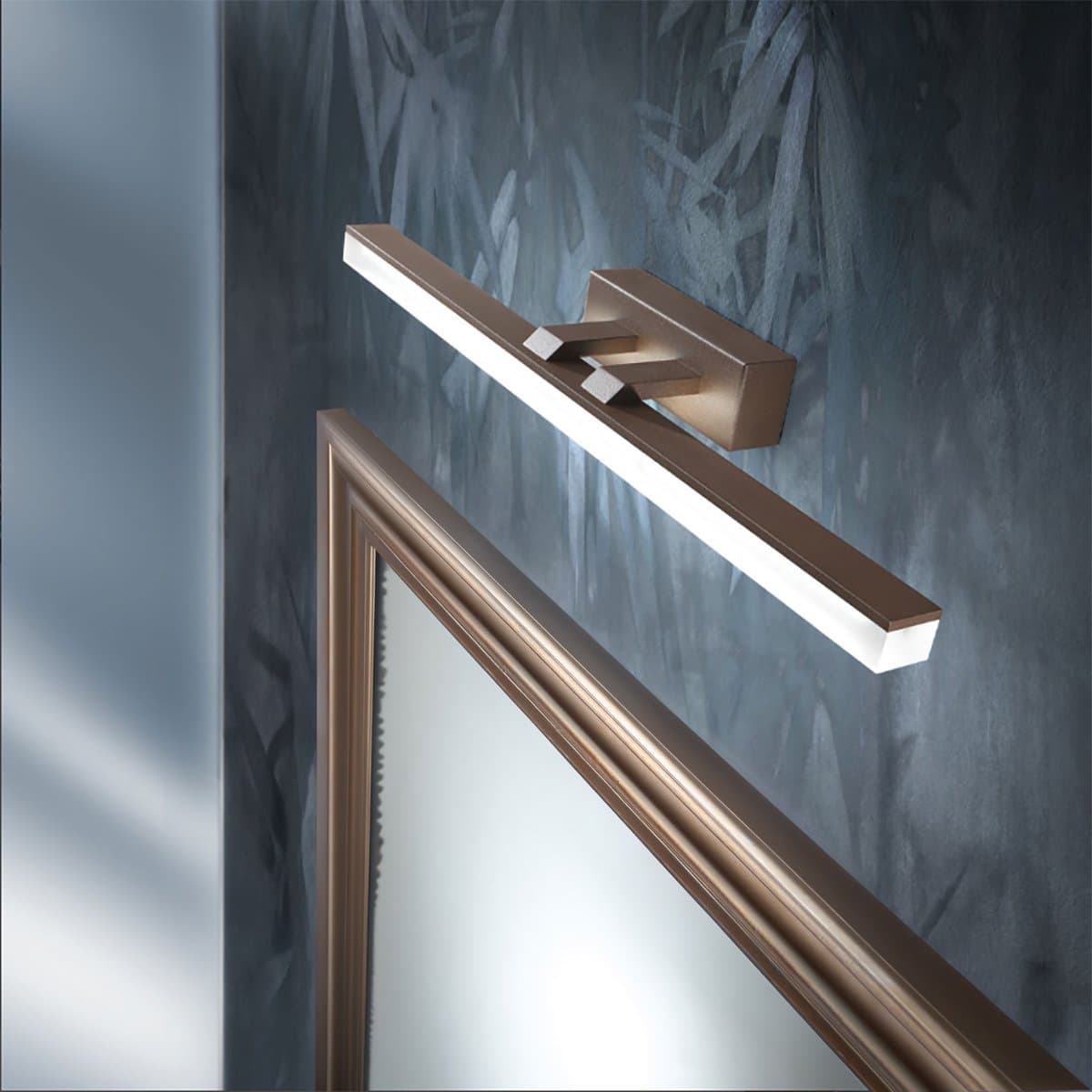 Applique led Promoingross RULER A69 RU LED CCT 1990LM metallo ruggine - 2