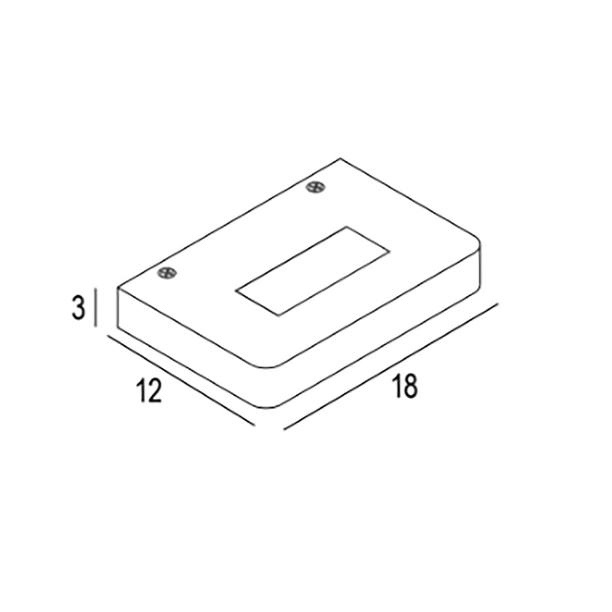Applique Promoingross RISE A18 WH LED CCT 1700LM metallo bianco biemissione - 3