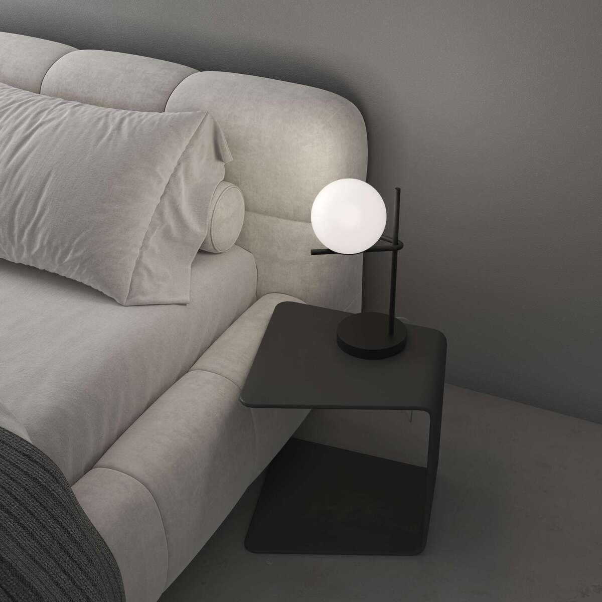 Abat jour moderna Top Light HOLLY 1201 P NE E27 LED metallo vetro - 2