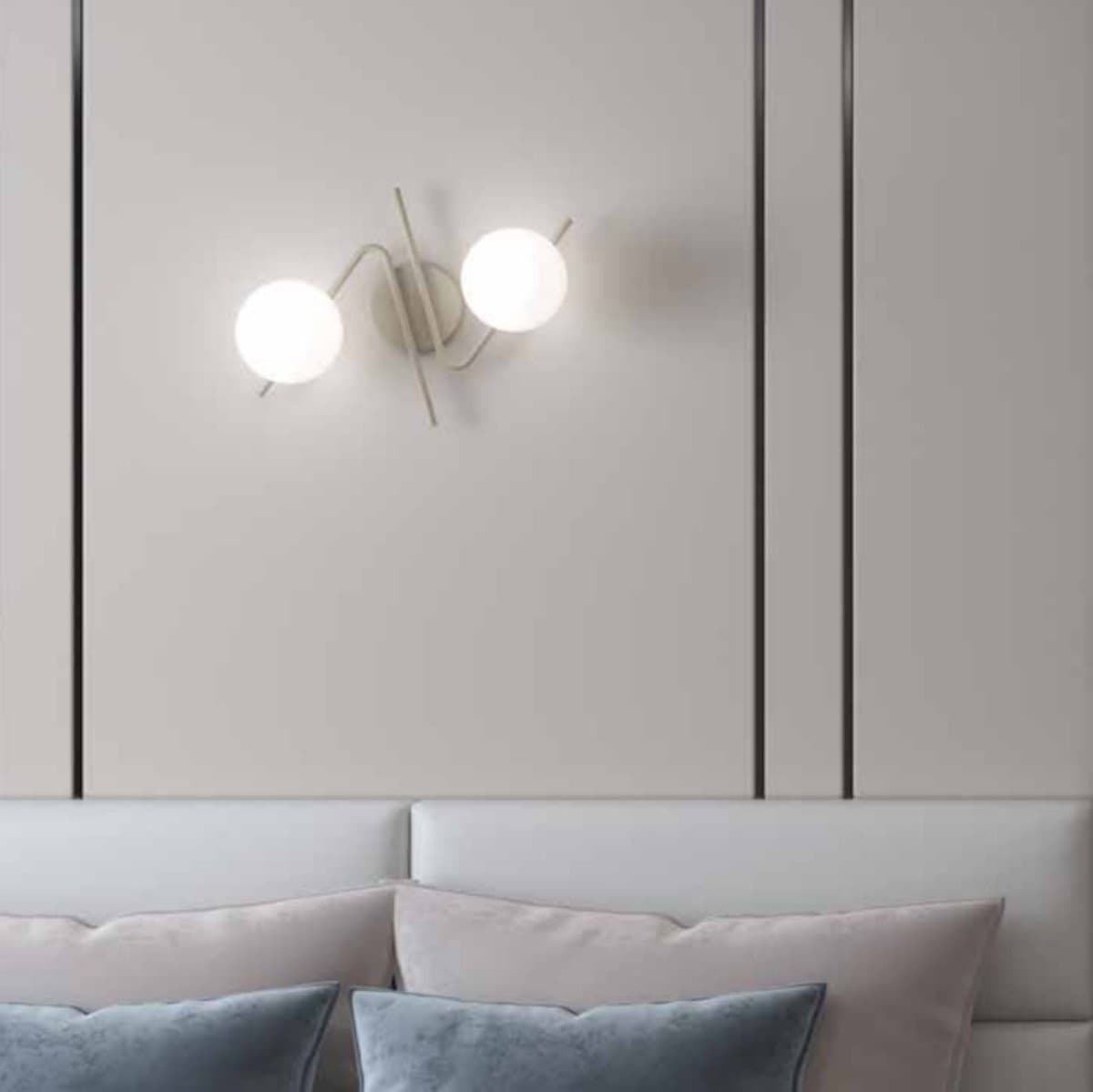 Plafoniera moderna Top Light BOOMERANG 1200 PLP SA E27 LED metallo vetro - 2