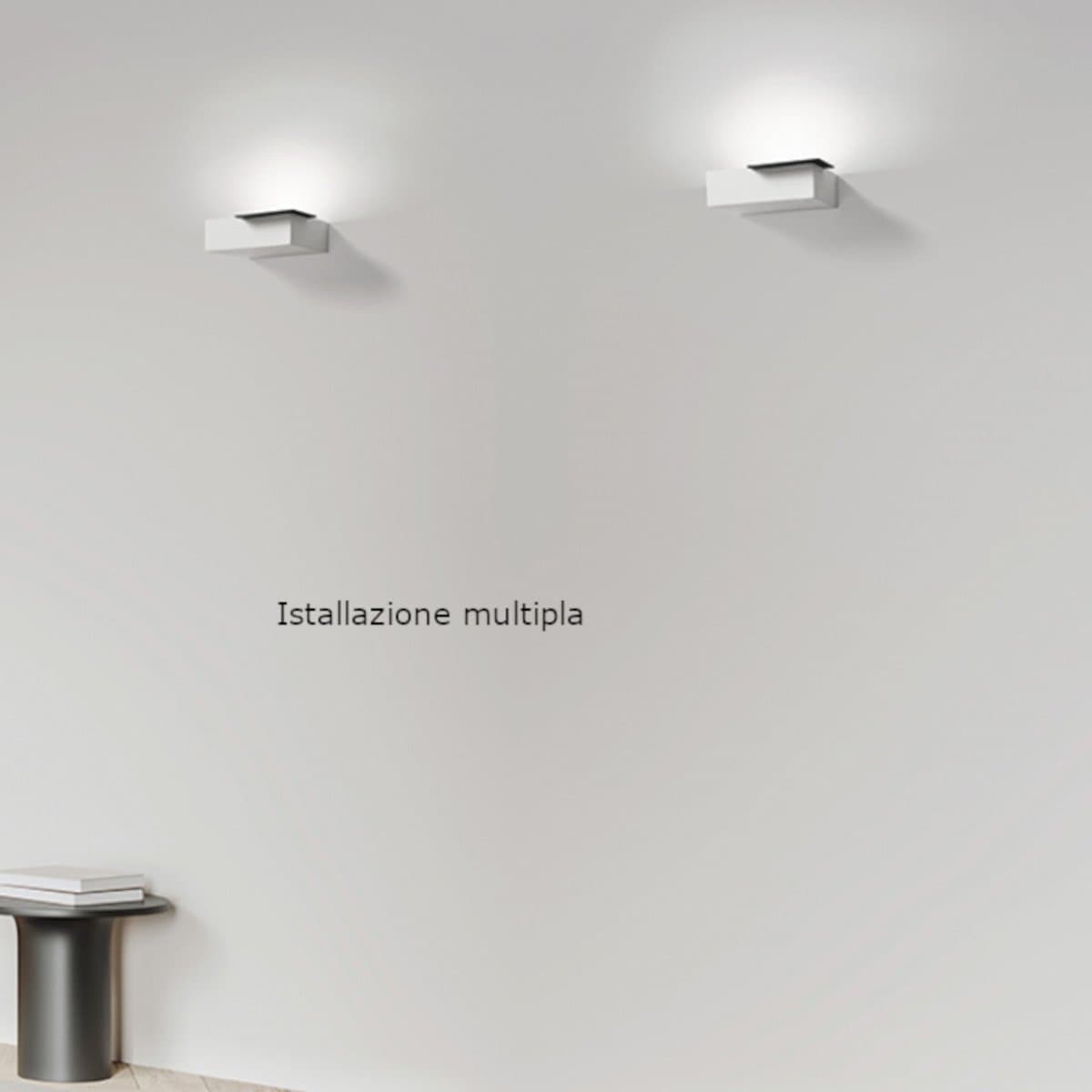 Applique moderno Sforzin MILET T472 GX53 LED monoemissione gesso - 5