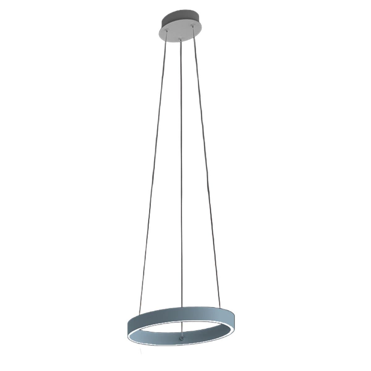 Lampadario moderno Promoingross GAME S40 LED CCT biemissione metallo silicone - 38