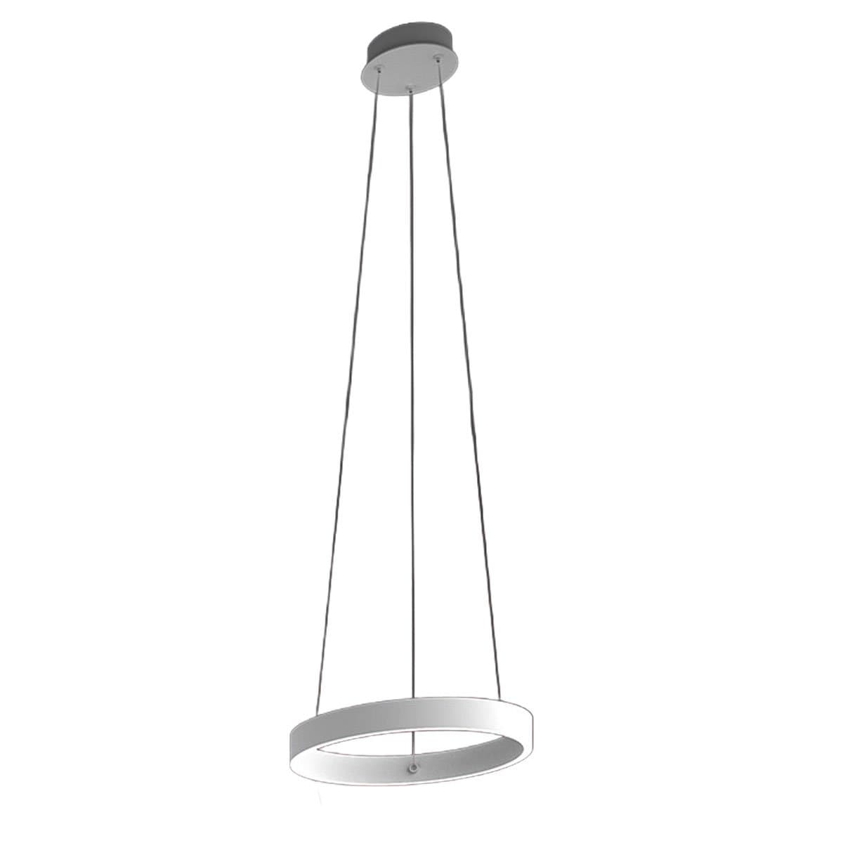 Lampadario moderno Promoingross GAME S40 LED CCT biemissione metallo silicone - 24