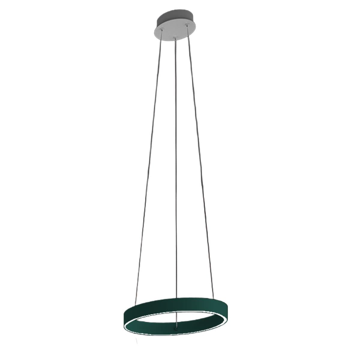 Lampadario moderno Promoingross GAME S40 LED CCT biemissione metallo silicone - 34