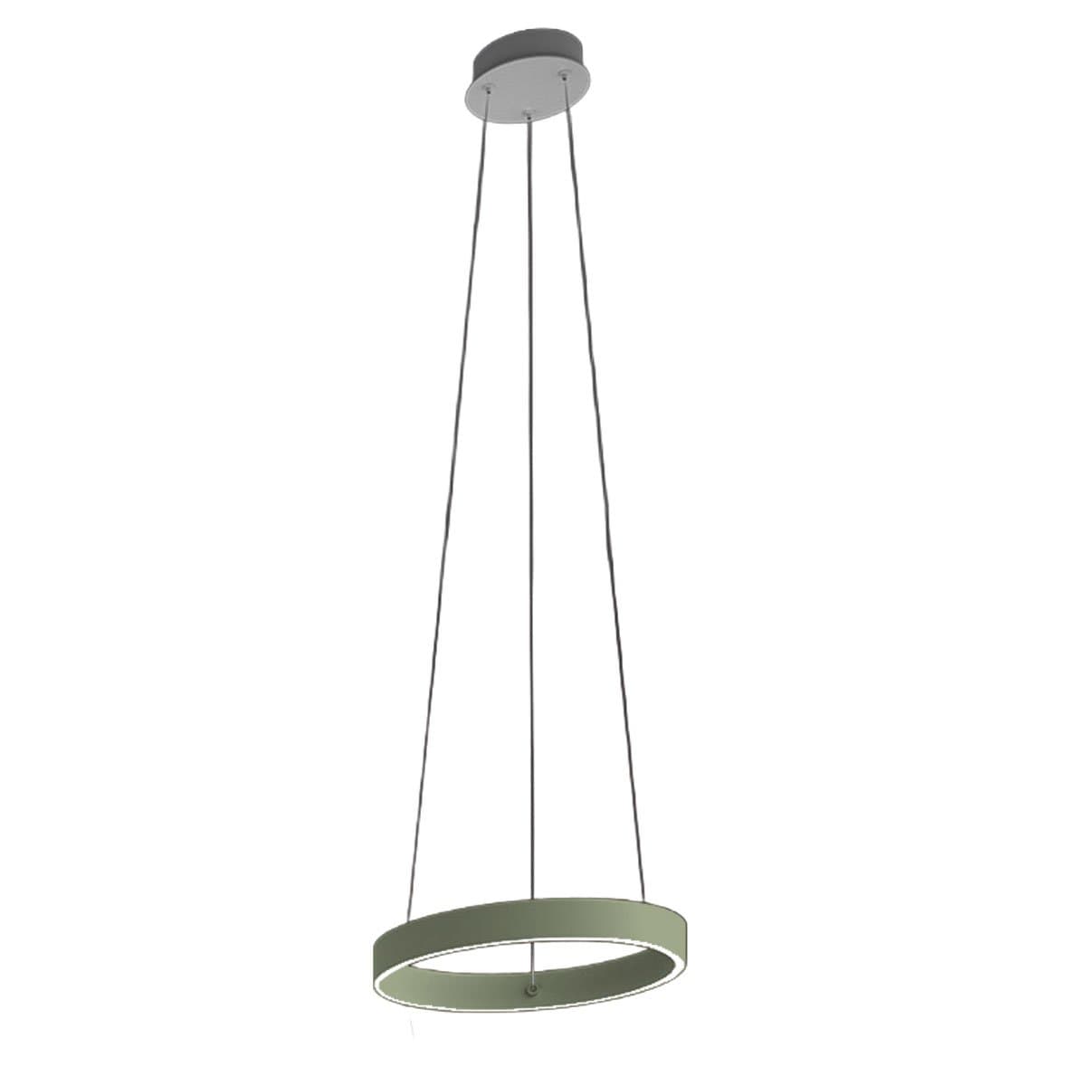 Lampadario moderno Promoingross GAME S40 LED CCT biemissione metallo silicone - 35