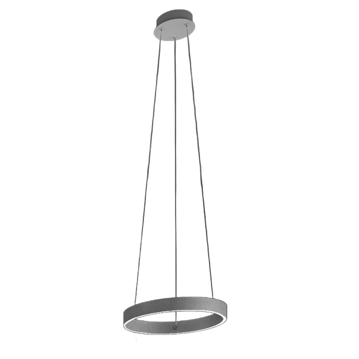 Lampadario moderno Promoingross GAME S40 LED CCT biemissione metallo silicone - 2