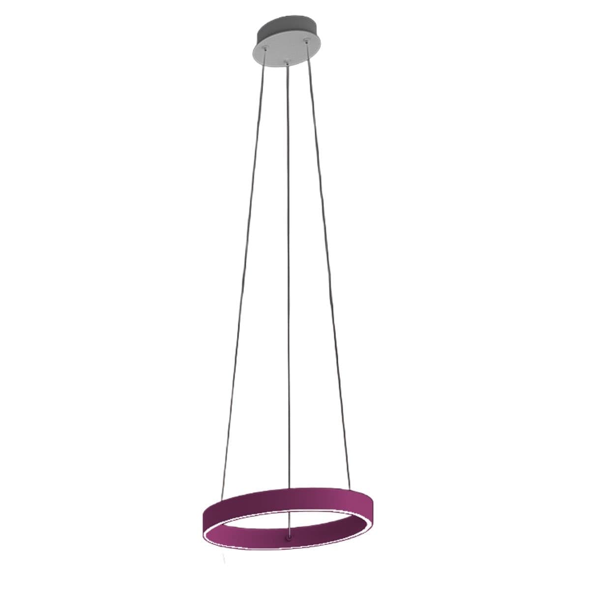 Lampadario moderno Promoingross GAME S40 LED CCT biemissione metallo silicone - 11