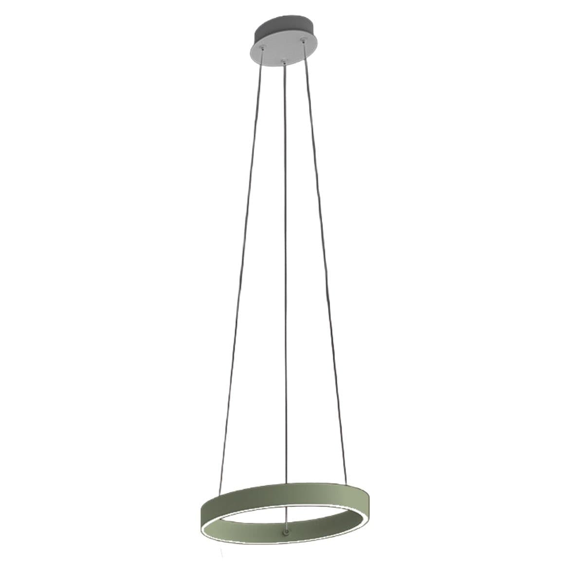 Lampadario moderno Promoingross GAME S40 LED CCT biemissione metallo silicone - 13