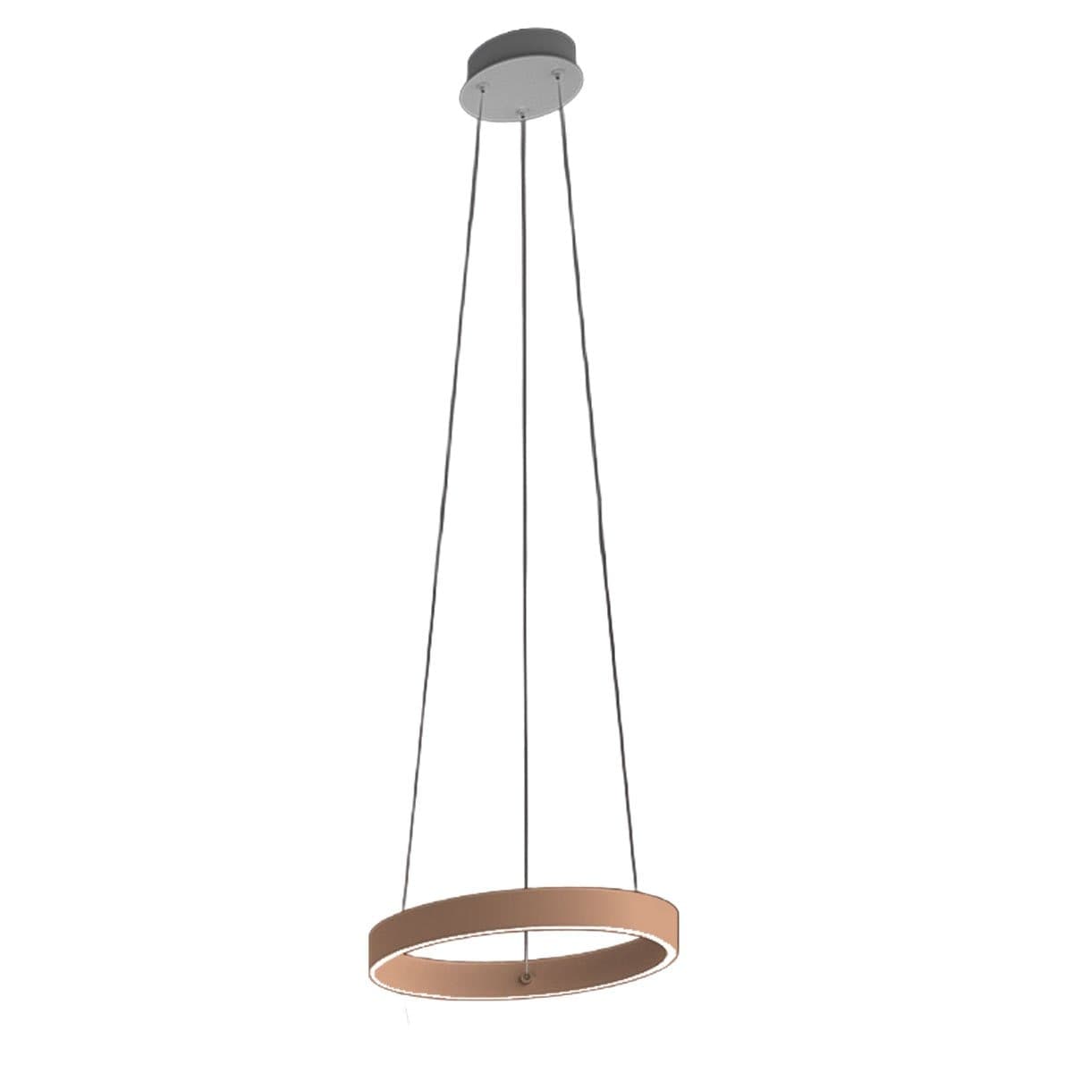 Lampadario moderno Promoingross GAME S40 LED CCT biemissione metallo silicone - 14
