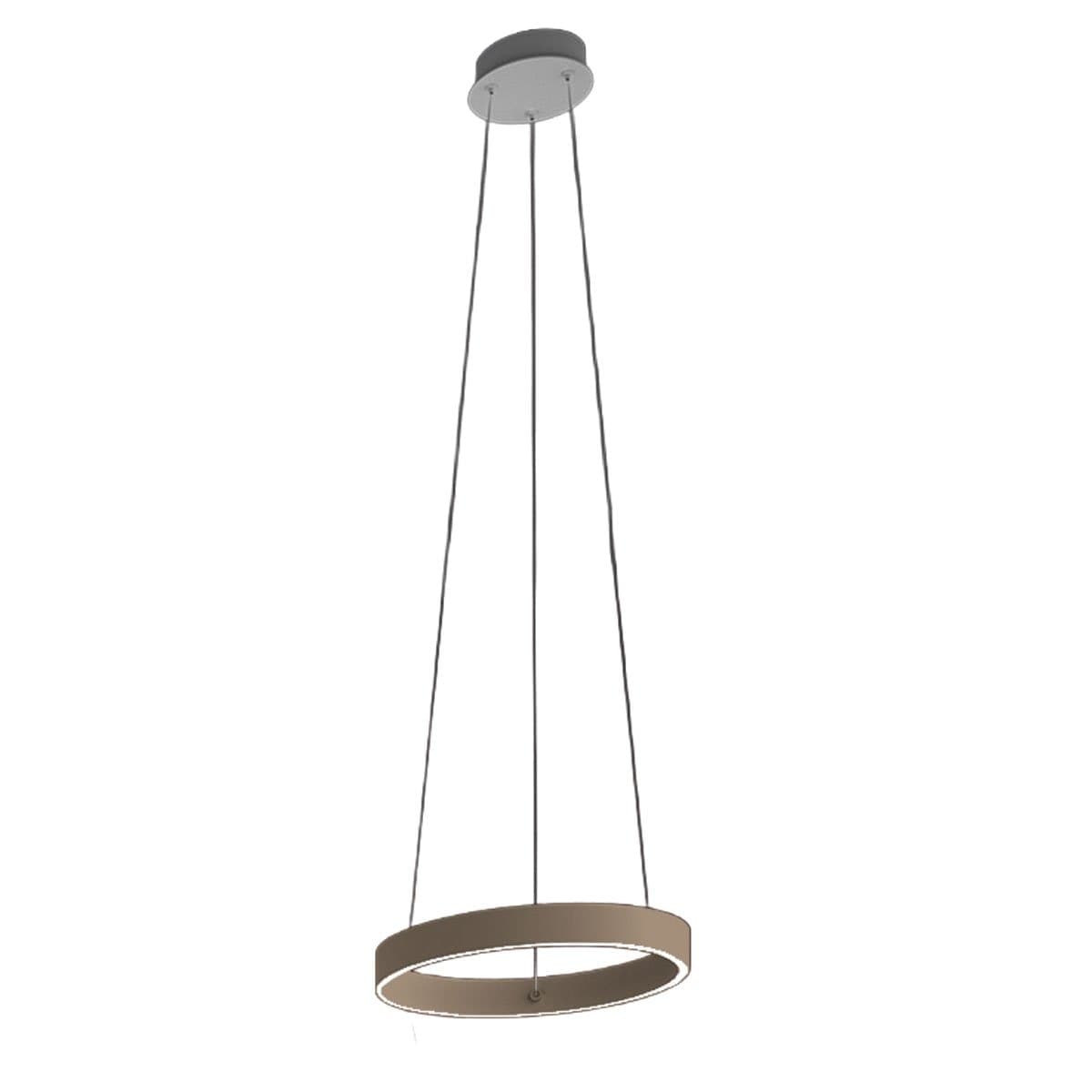 Lampadario moderno Promoingross GAME S40 LED CCT biemissione metallo silicone - 15