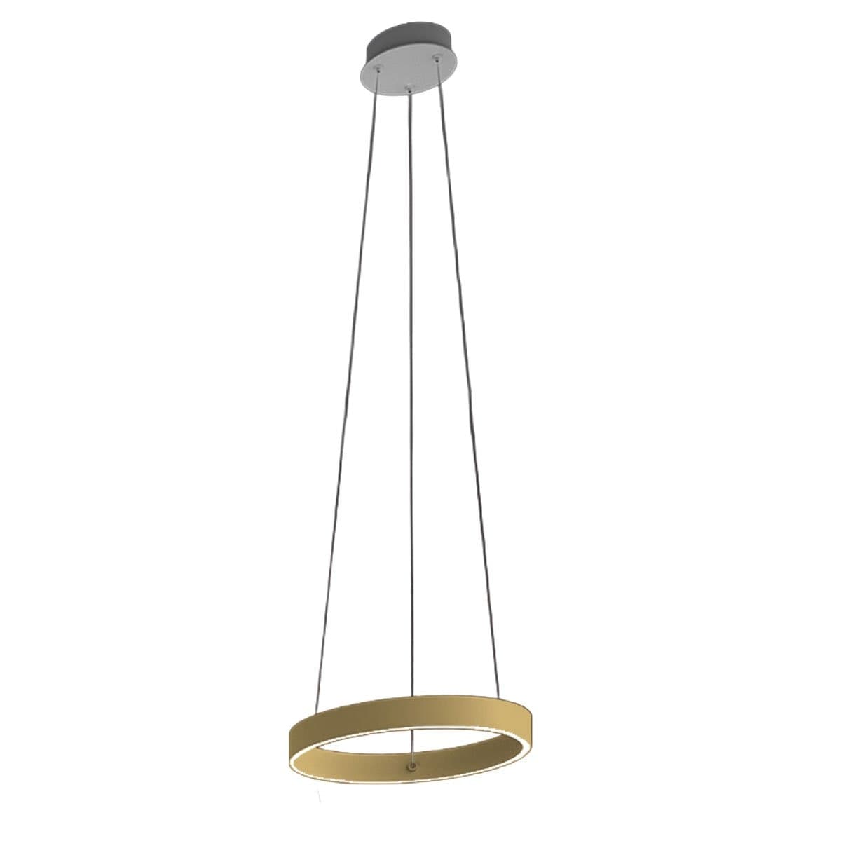 Lampadario moderno Promoingross GAME S40 LED CCT biemissione metallo silicone - 8