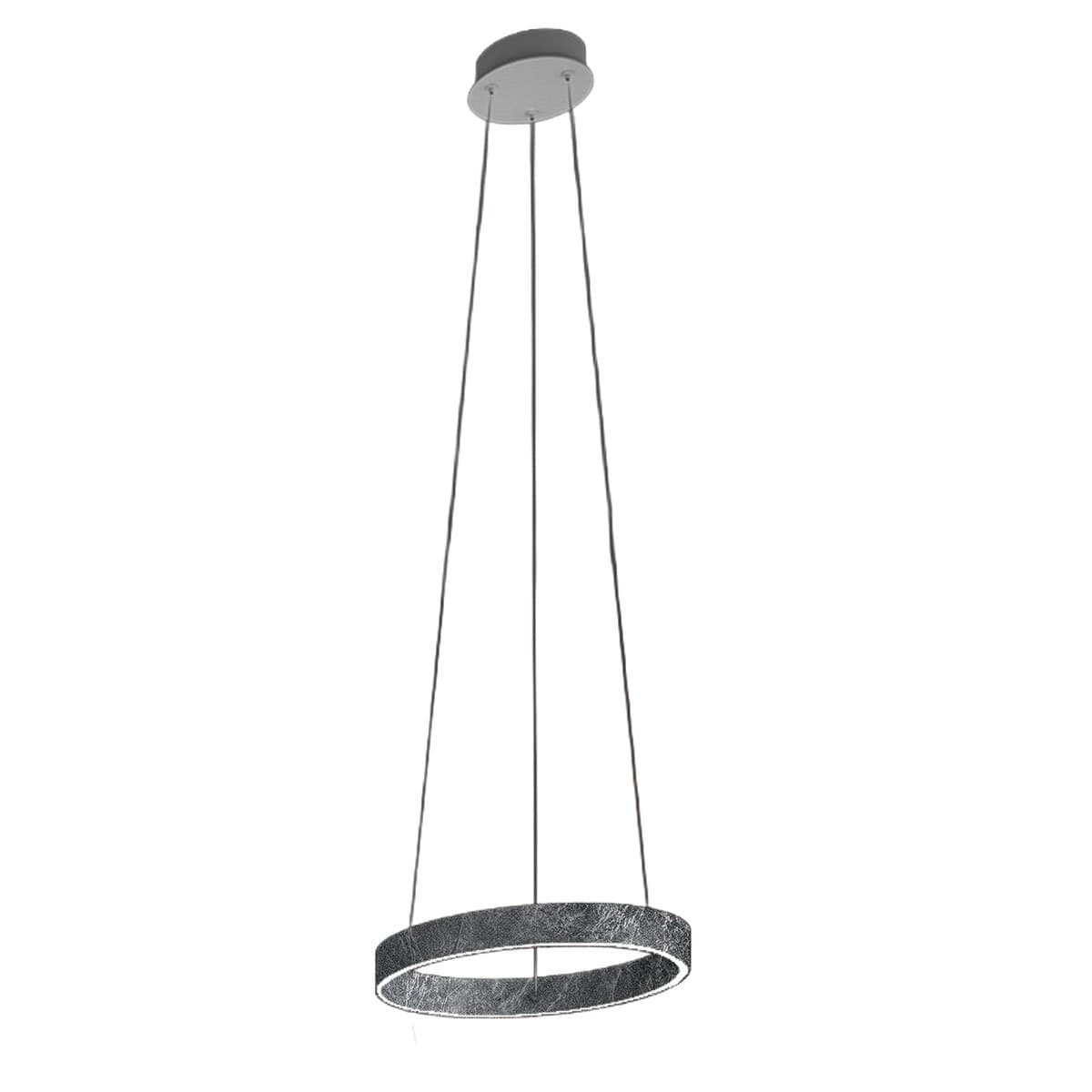Lampadario moderno Promoingross GAME S40 LED CCT biemissione metallo silicone - 11