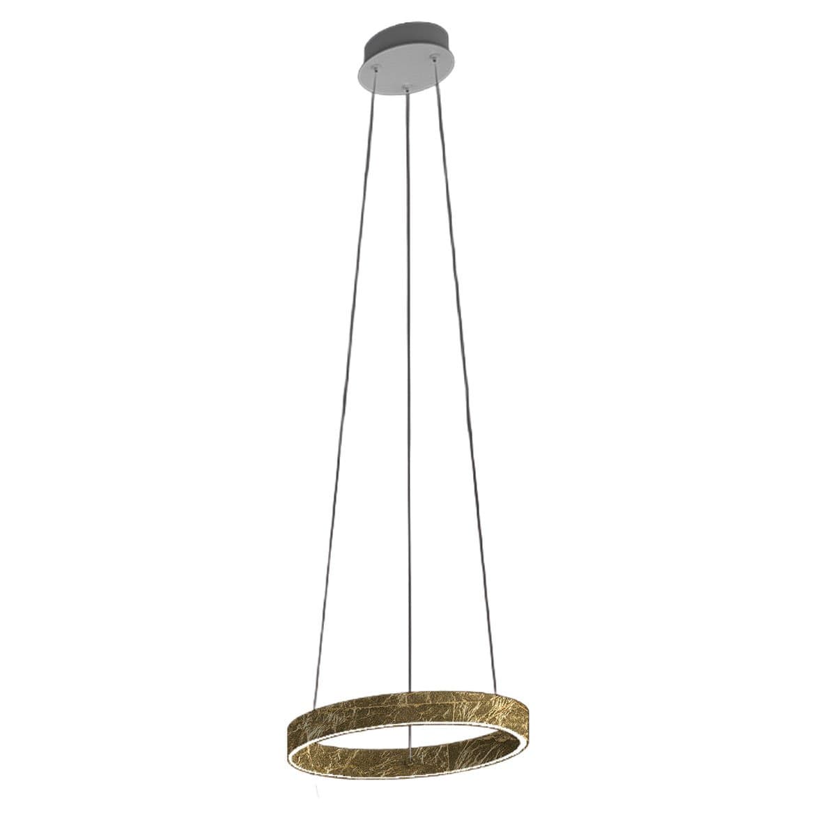 Lampadario moderno Promoingross GAME S40 LED CCT biemissione metallo silicone - 12