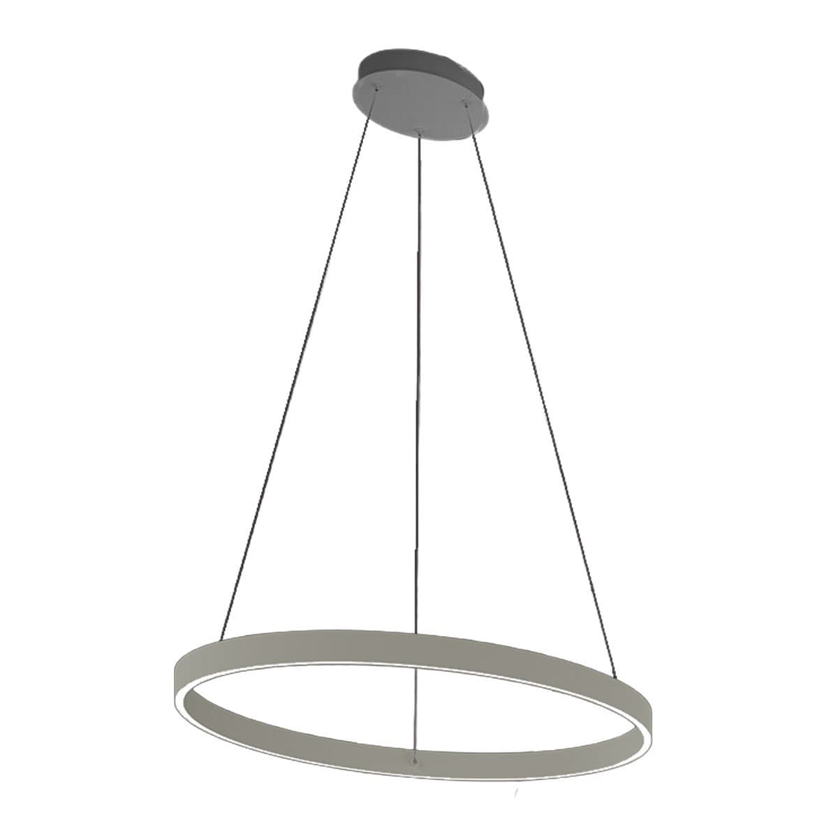Lampadario moderno Promoingross GAME S80 LED CCT biemissione metallo silicone - 30