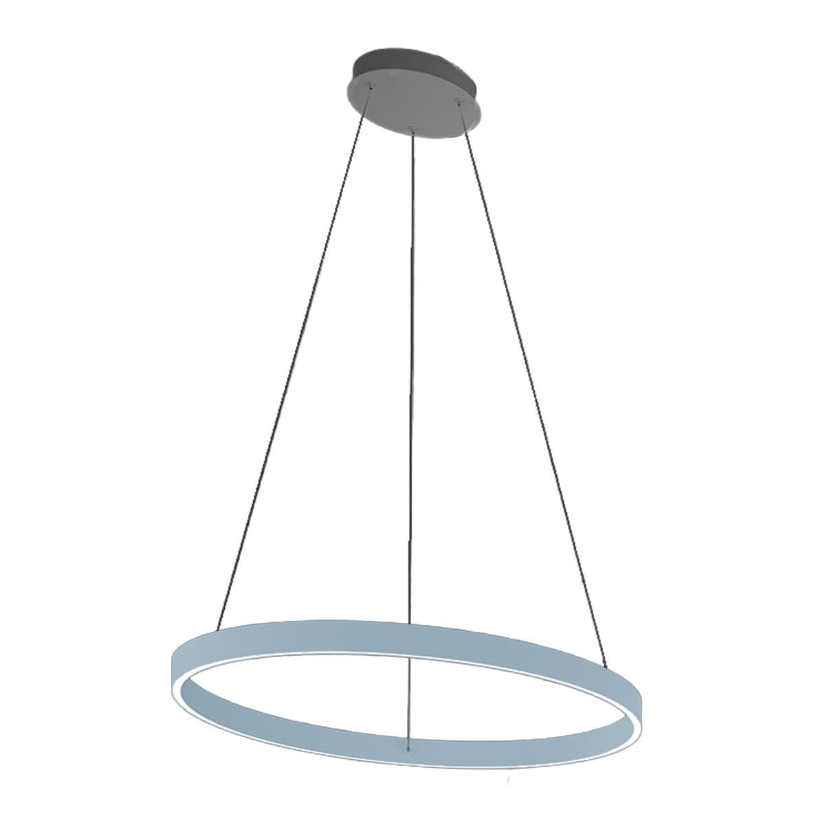 Lampadario moderno Promoingross GAME S80 LED CCT biemissione metallo silicone - 38