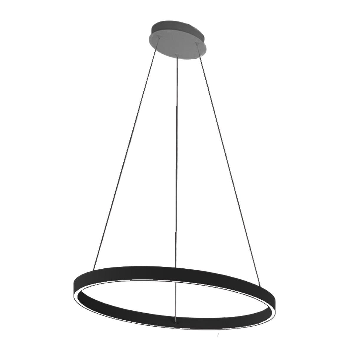 Lampadario moderno Promoingross GAME S80 LED CCT biemissione metallo silicone - 28