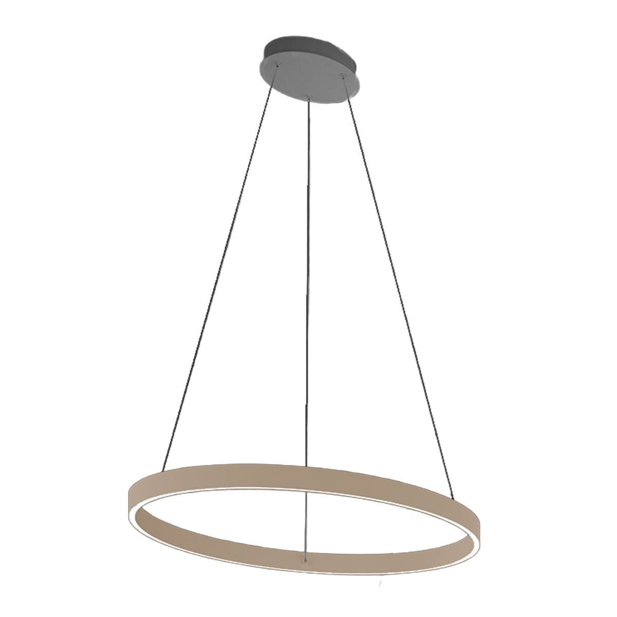 Lampadario moderno Promoingross GAME S80 LED CCT biemissione metallo silicone - 16
