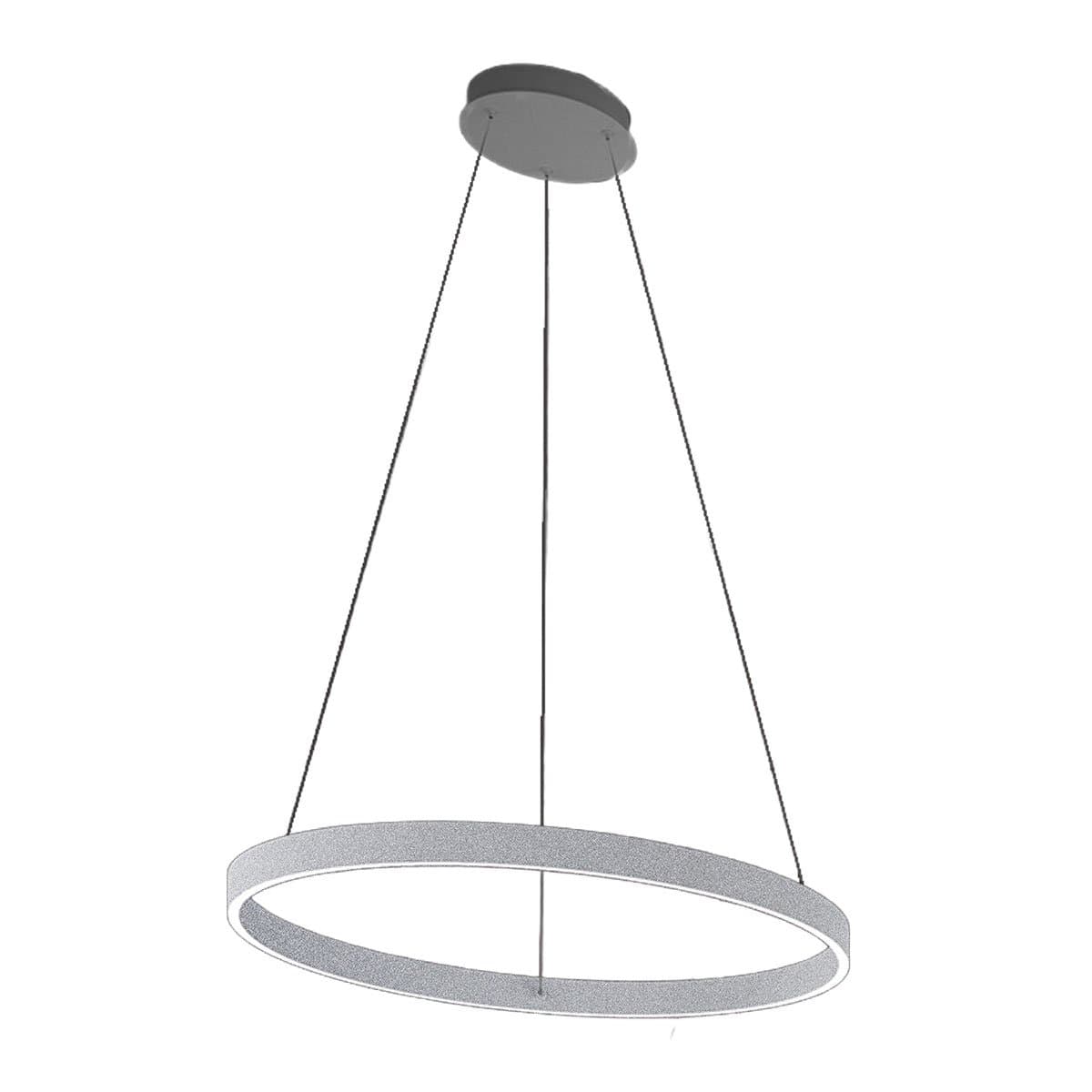 Lampadario moderno Promoingross GAME S80 LED CCT biemissione metallo silicone - 5