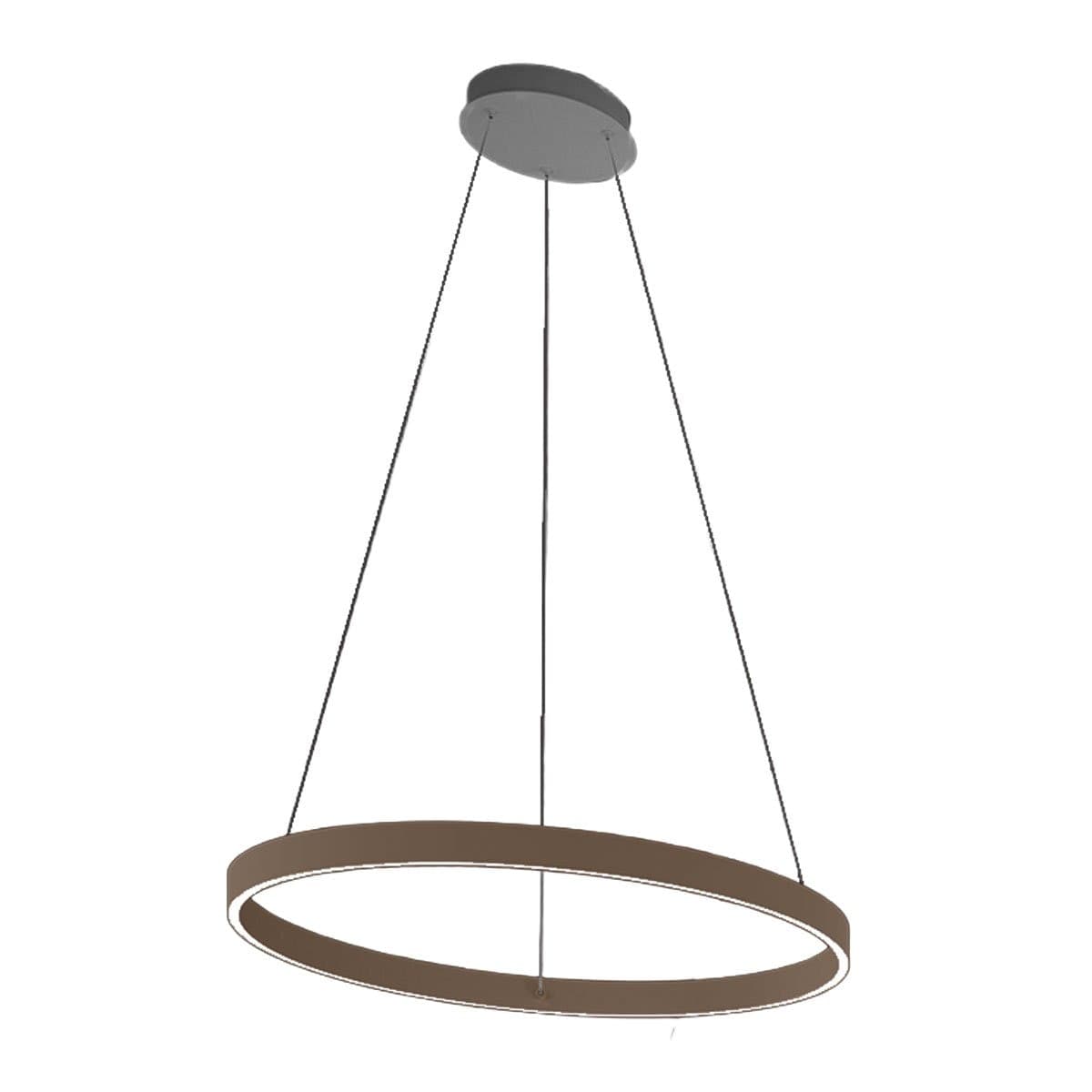 Lampadario moderno Promoingross GAME S80 LED CCT biemissione metallo silicone - 8