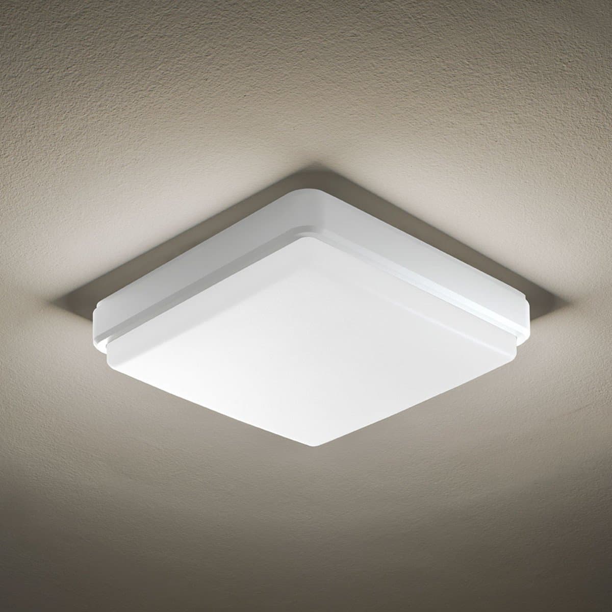Plafoniera led Promoingross YNDI Q28 T28 WH CCT IP65 PVC metacrilato - 2