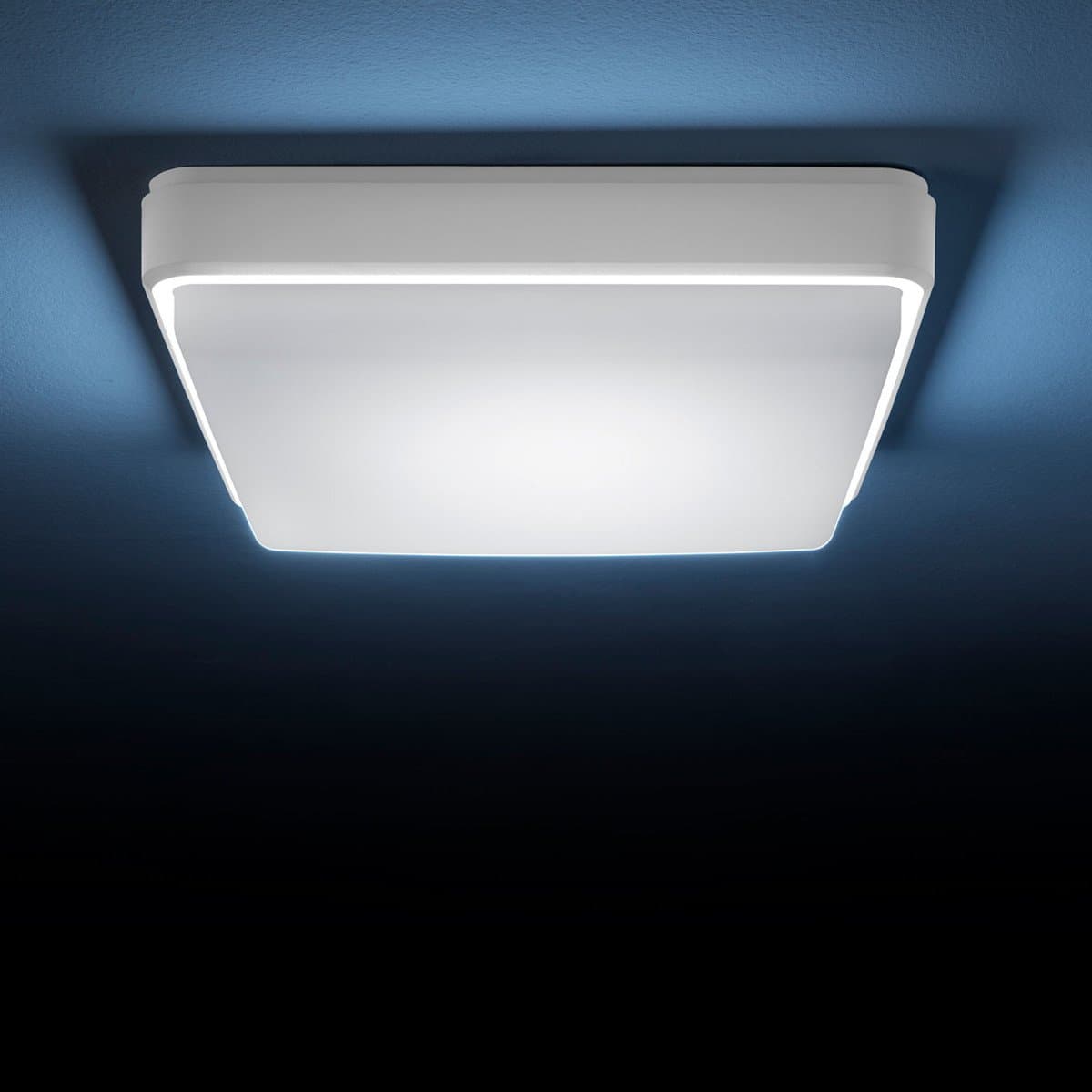 Plafoniera led Promoingross YNDI Q28 T28 WH CCT IP65 PVC metacrilato - 3