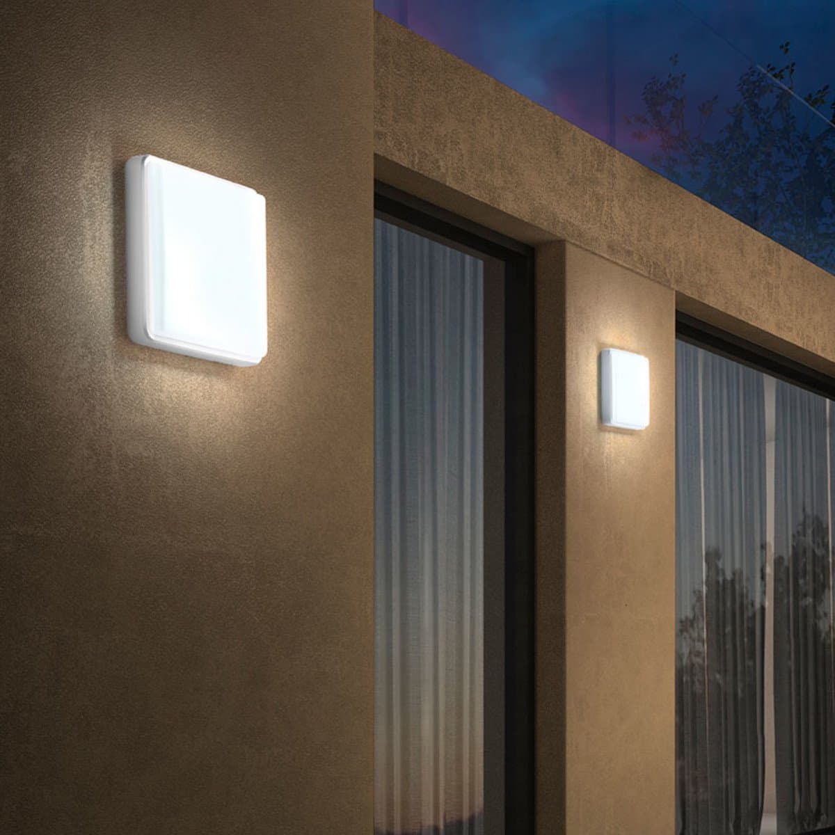 Plafoniera led Promoingross YNDI Q28 T28 WH CCT IP65 PVC metacrilato - 5