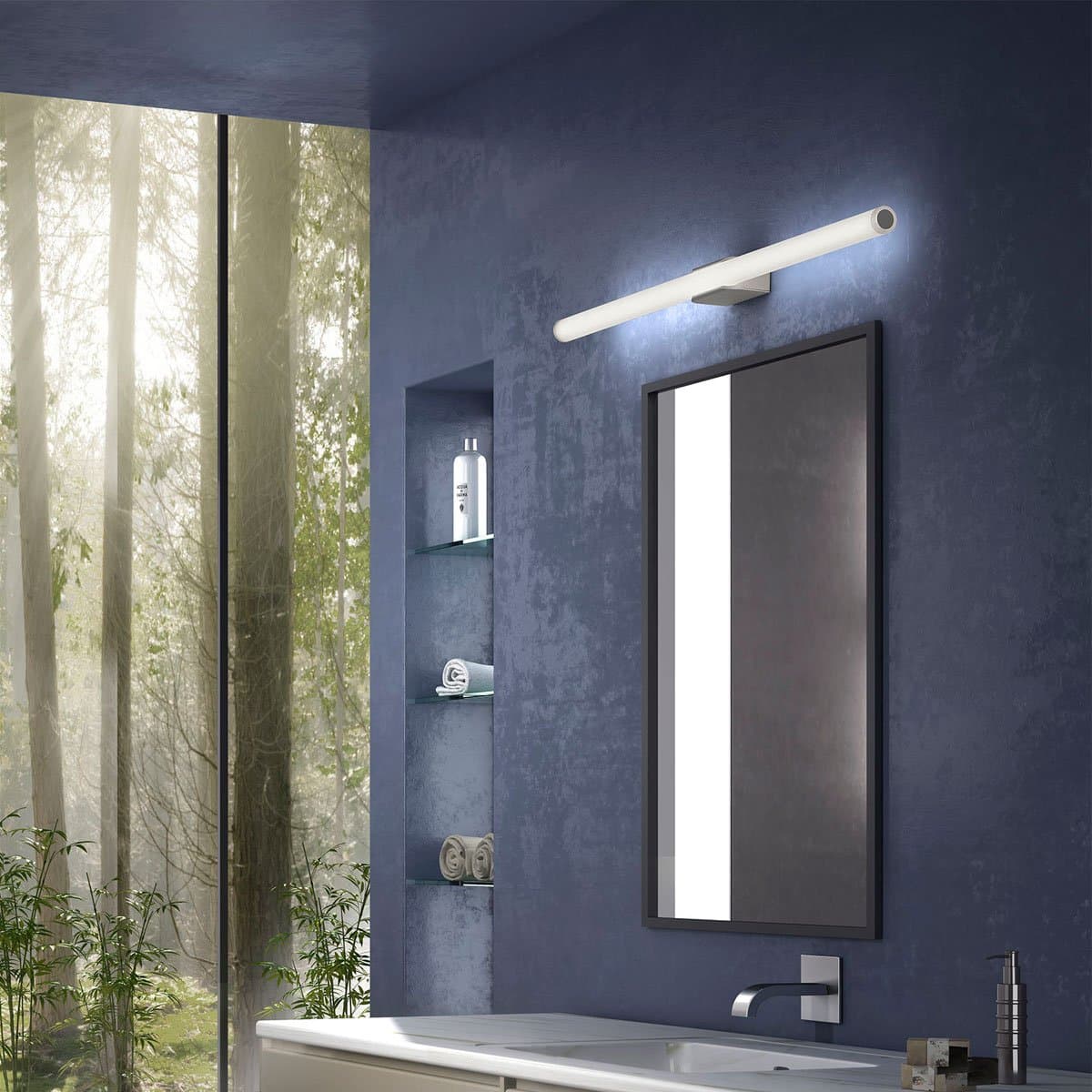 Applique moderno Promoingross EXTREME A75 LED IP44 metallo metacrilato - 3