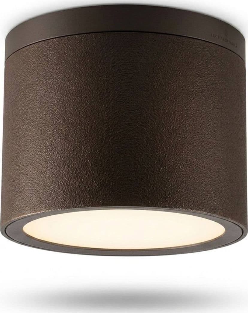 Plafoniera ESTERNO Promoingross GIX T9 GX53 LED IP65 alluminio vetro - 2