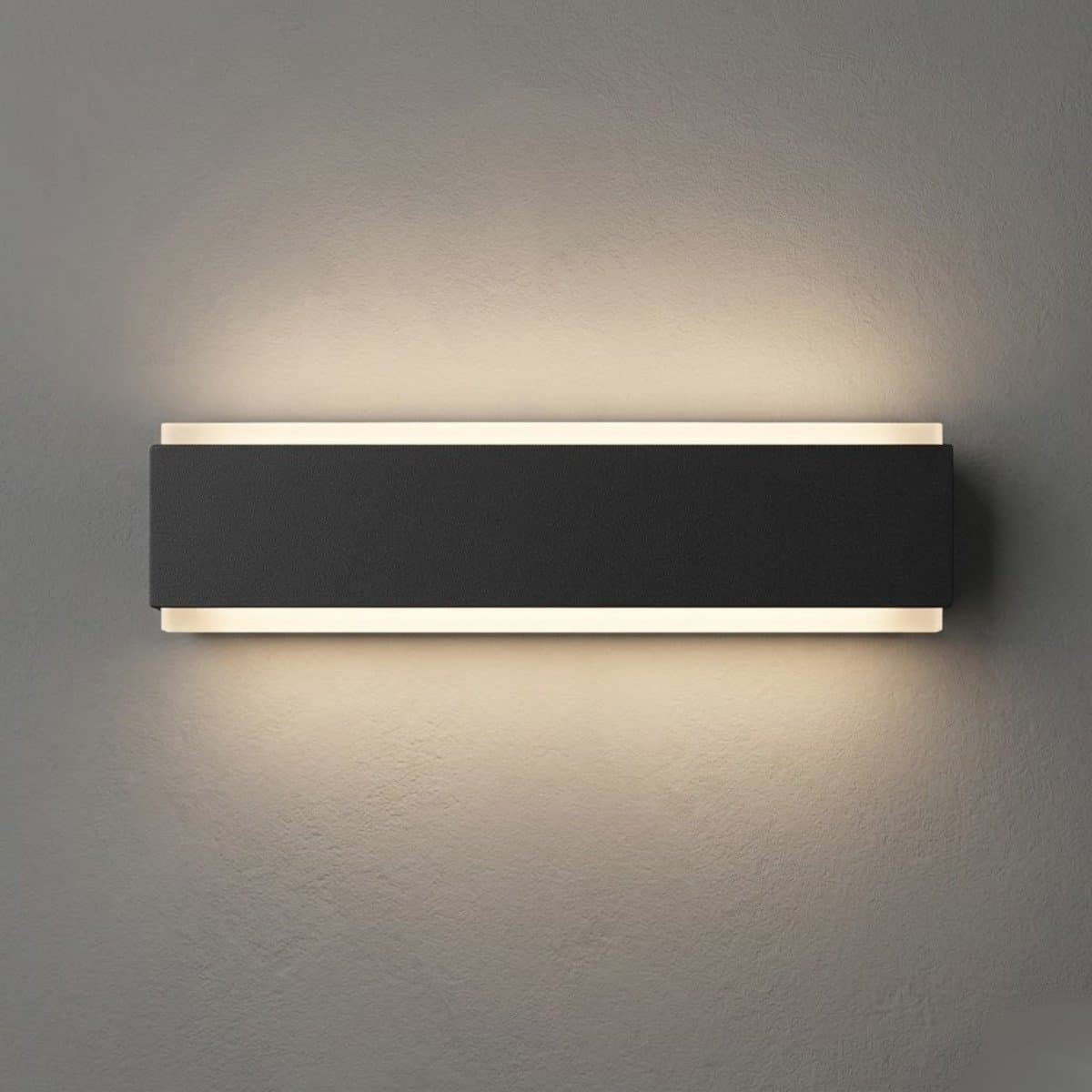 Applique led Promoingross VIEW A22 CCT IP65 biemissione metallo metacrilato - 2