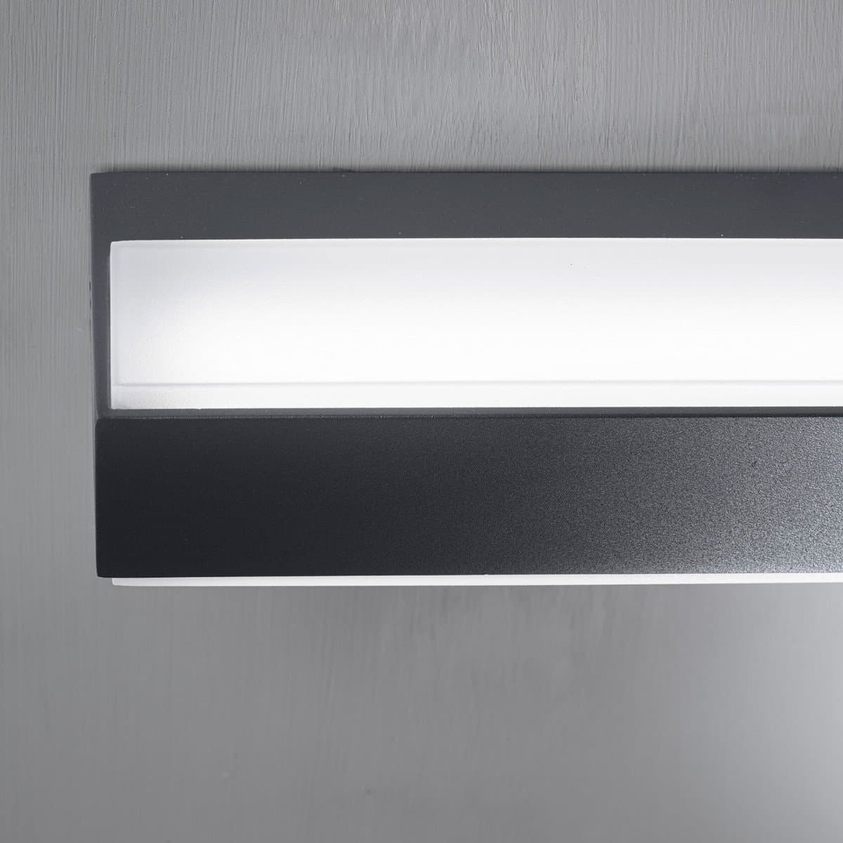 Applique led Promoingross VIEW A22 CCT IP65 biemissione metallo metacrilato - 4