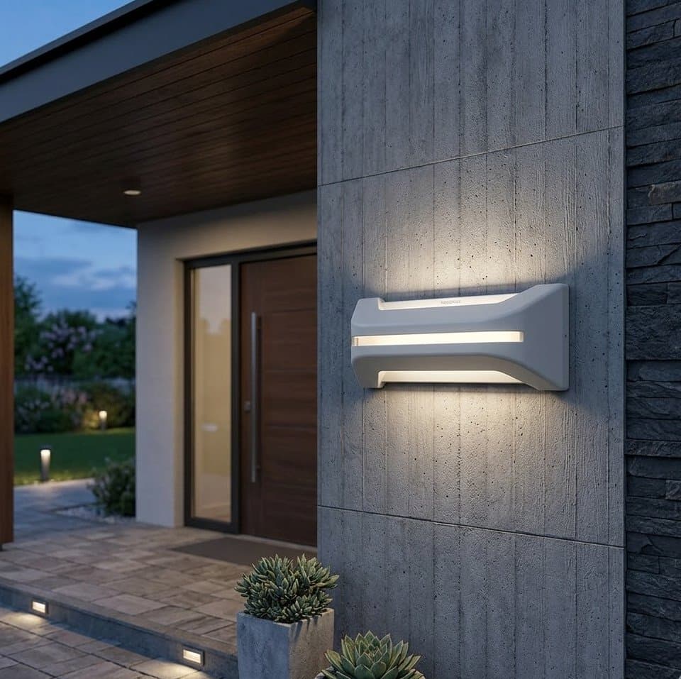 Applique led Promoingross TAY A25 IP65 moderno metallo metacrilato - 5