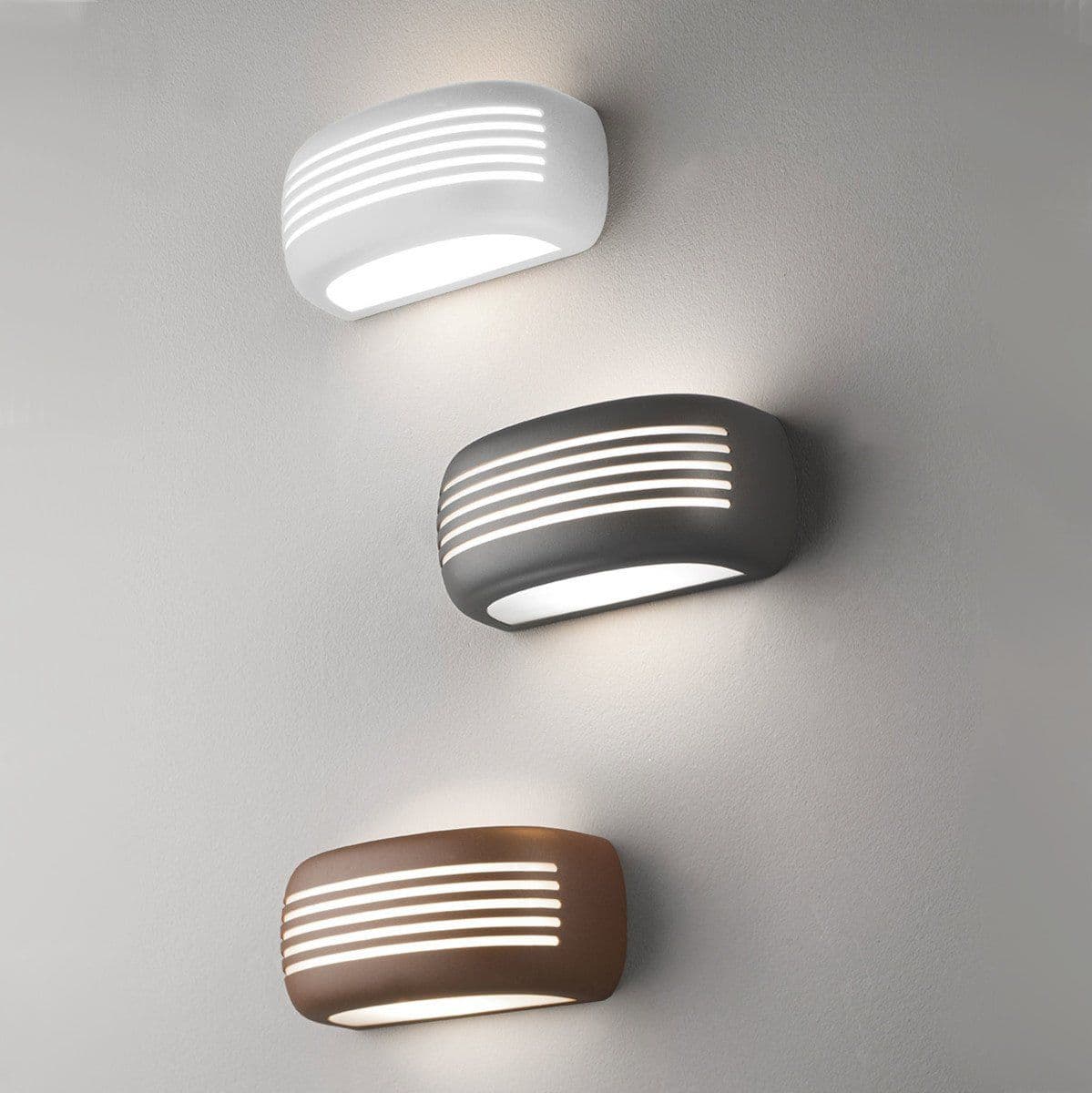 Applique Promoingross NAIL A28 A E14 LED IP54 alluminio metacrilato classico moderno - 7