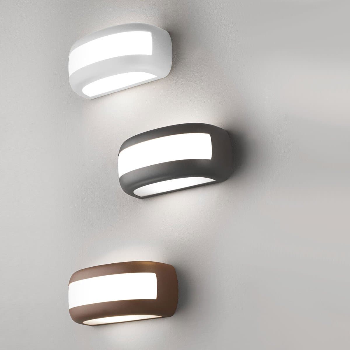 Applique Promoingross NAIL A28 B E14 LED IP54 alluminio metacrilato classico moderno - 6