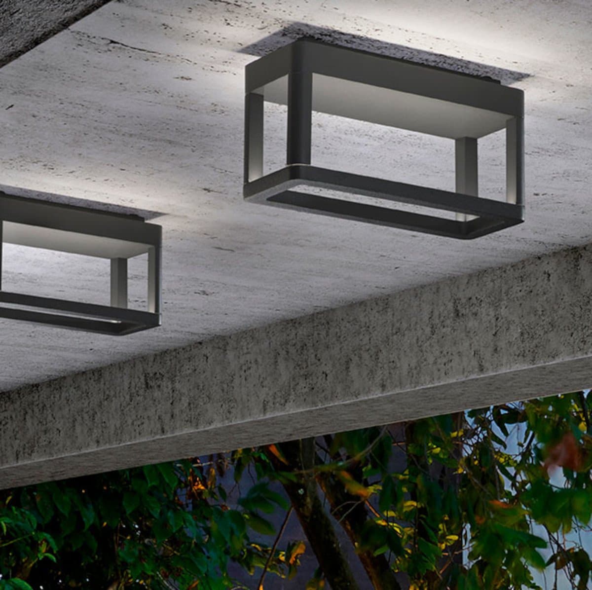 Applique moderno Promoingross SHELL R23 LED IP65 alluminio metacrilato - 5