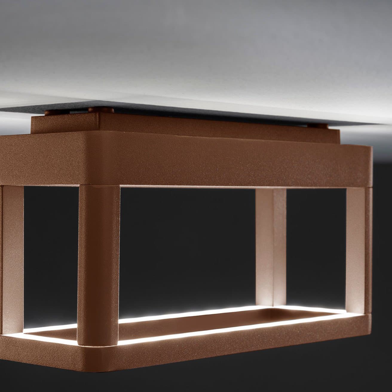 Applique classico Promoingross SHELL R23 RU LED IP65 alluminio metacrilato - 3