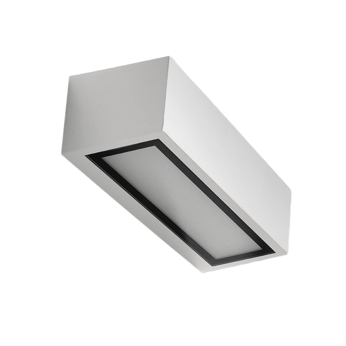 Applique moderno Promoingross PATHIO E27 LED IP54 alluminio vetro - 3