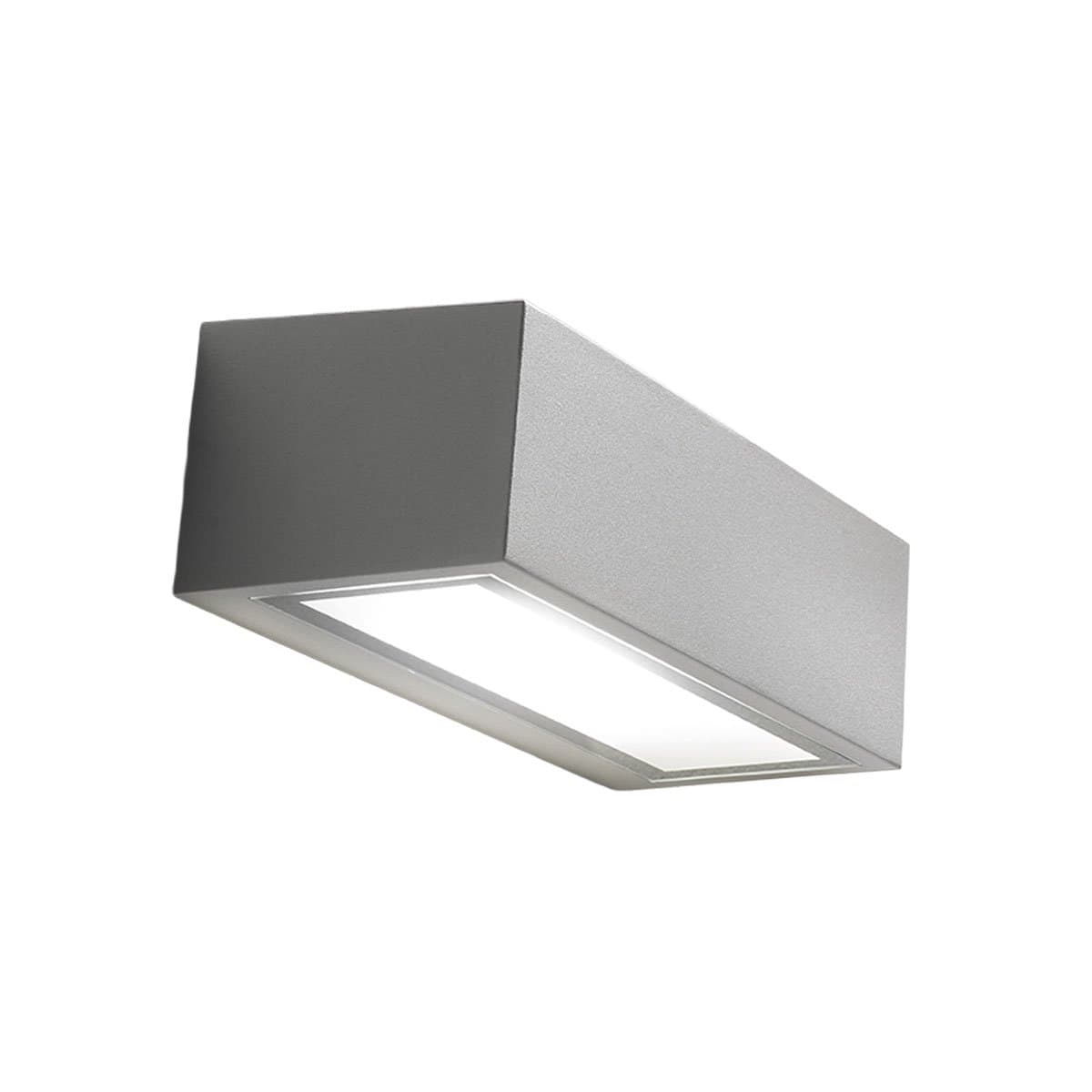 Applique moderno Promoingross PATHIO E27 LED IP54 alluminio vetro - 4