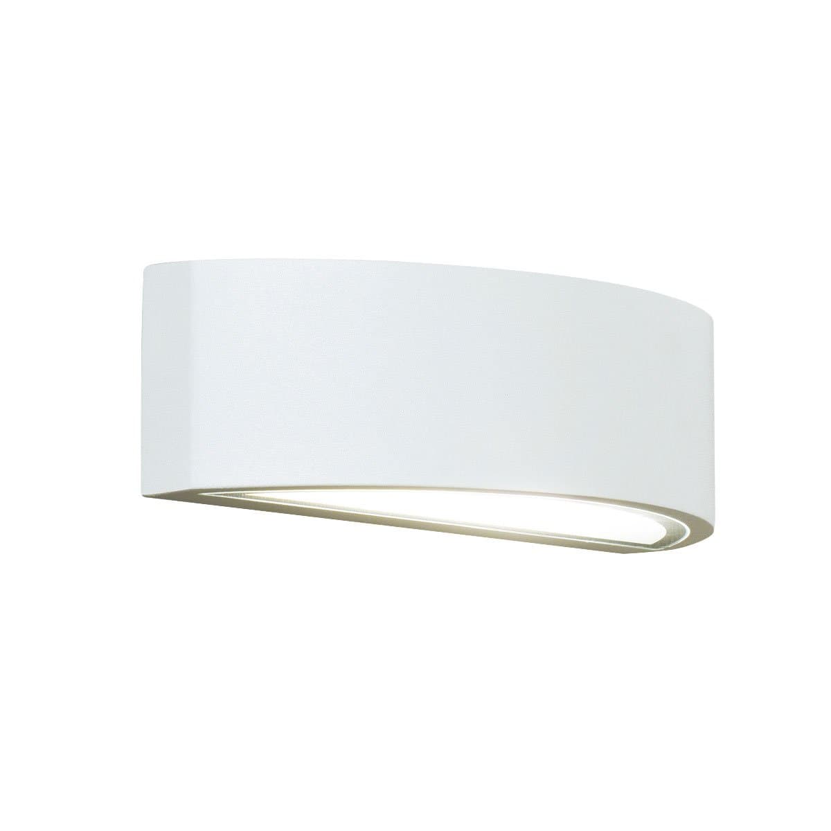 Applique moderno Promoingross LENTE 5581 E27 LED IP54 alluminio vetro biemissione monoemissione - 15