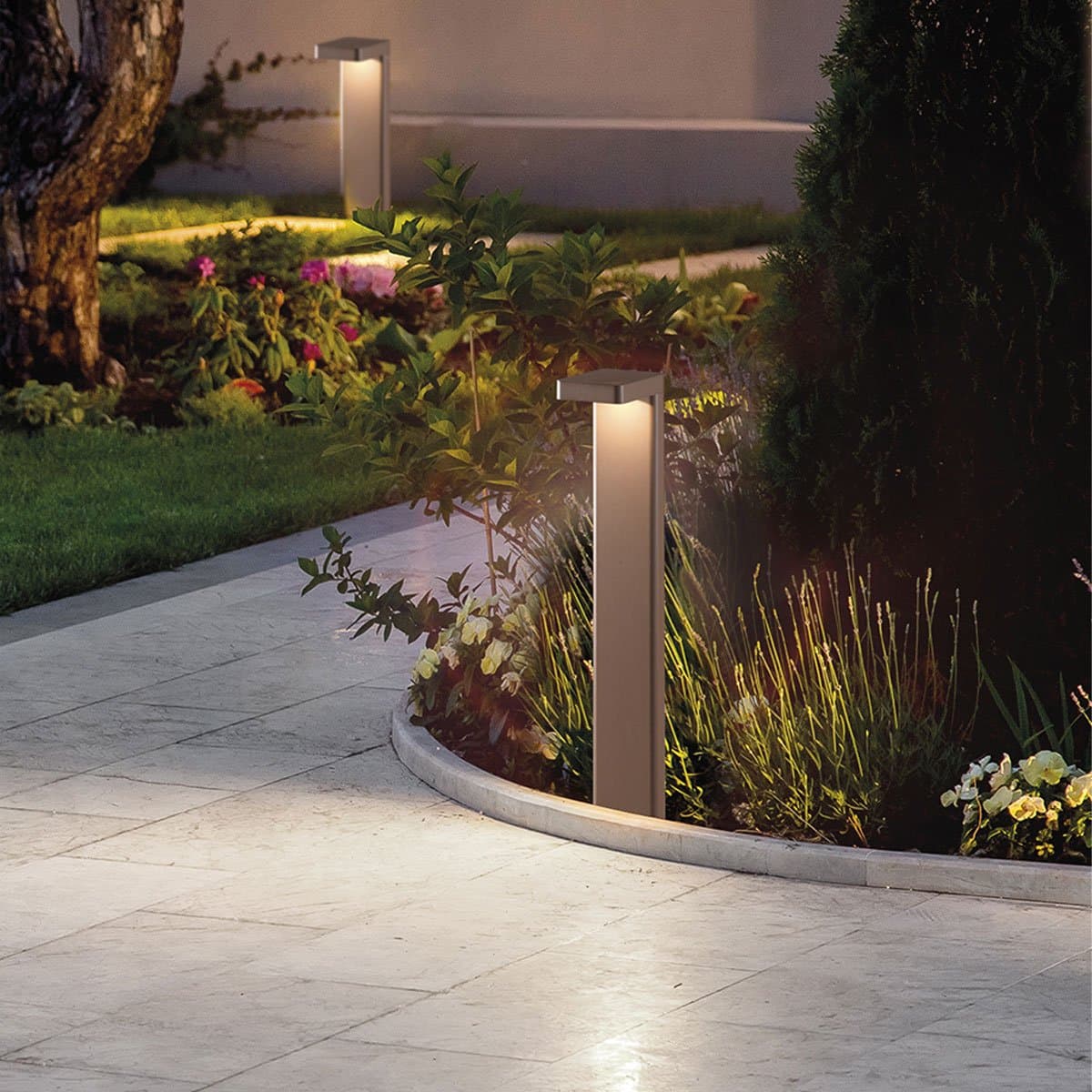 Lampioncino classico Promoingross HUK 70 RU LED IP65 alluminio vetro monoemissione - 2