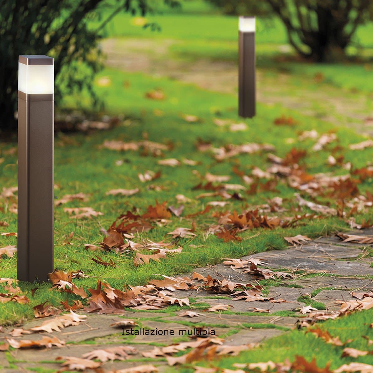 Lampioncino classico Promoingross FROST 55 RU E27 LED IP65 alluminio metacrilato - 3