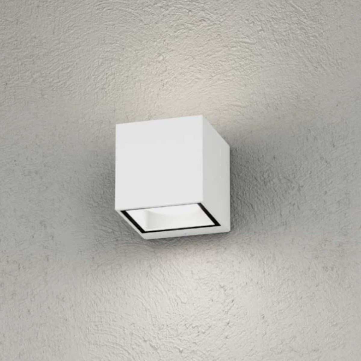 Applique moderno Top Light SPA AP GX53 LED IP54 alluminio vetro biemissione - 2